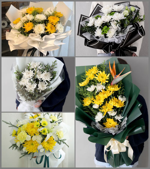 江苏泰州泰兴市虹桥镇涌兴村白事花束代送